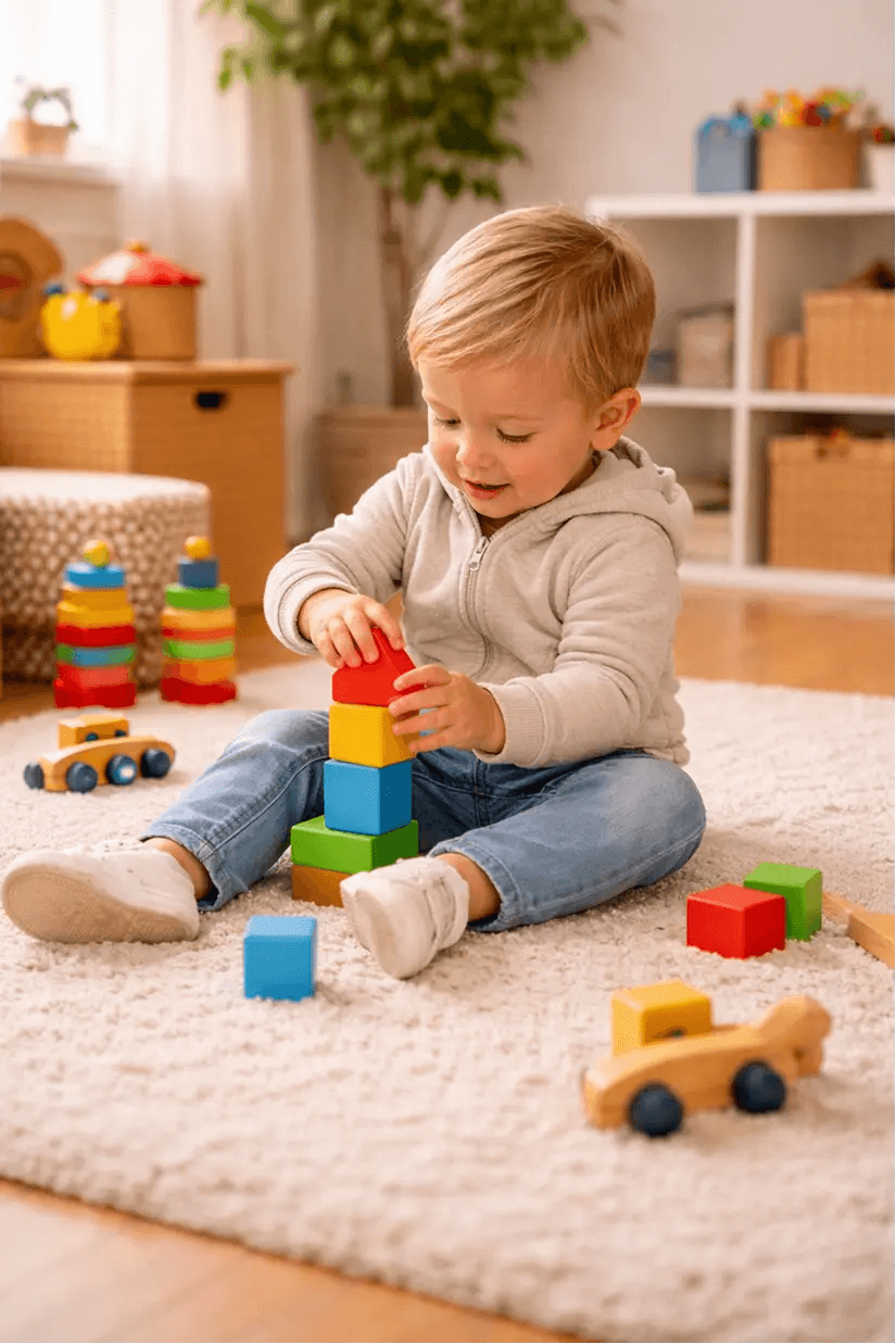 Student helpt het gezin met diverse taken